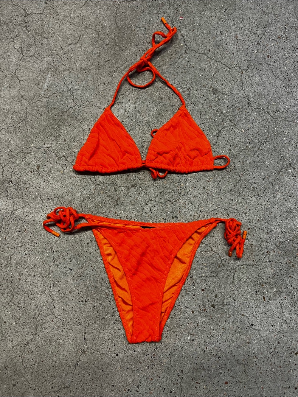 triangl orange zebra set